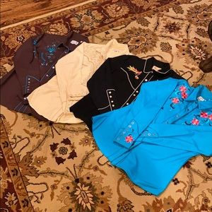 🔴 Scully Women’s Western Shirts - All 4 $84!